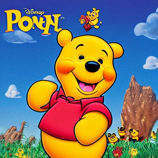 Image similar to album cover of winnie the poo