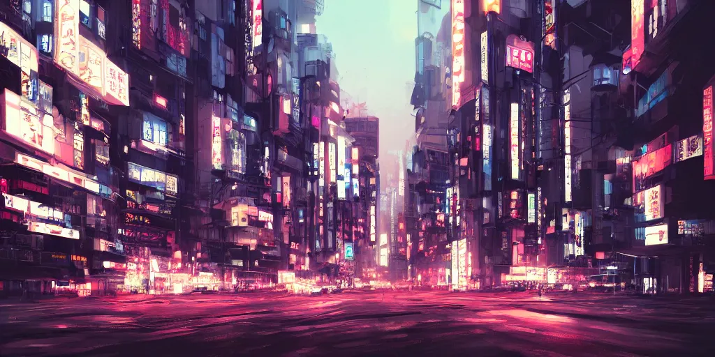 Japanese Cyberpunk City [2560x1440] : r/wallpaper