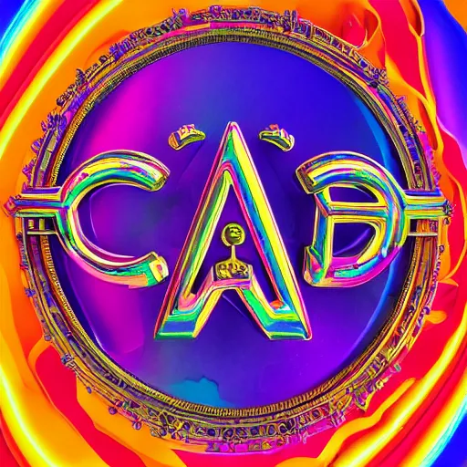 Image similar to a and w vaporwave logo, colorful, digital art, cosmic, 3 d high definition, trending on art station, photorealistic, high resolution, 8 k, octane, hyper detailed, insane details, intricate, elite, ornate, elegant trend, highly detailed and intricate, sharp focus, photography, unreal engine