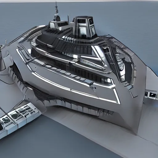 Prompt: The Russian ship. Futuristic style
