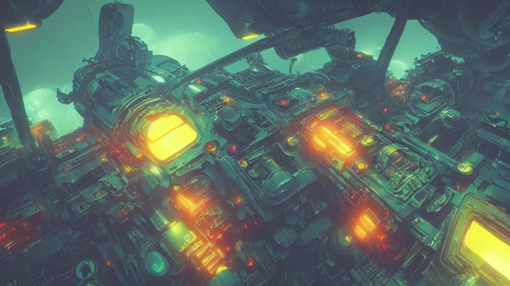 Prompt: a machine conjuring!!! an image!!! from noise!!!, by chris foss, marc simonetti, and diego gisbert llorens, cinematic closeup!!, colorful, intricate, clean, hopeful, 8 k render, volumetric lighting