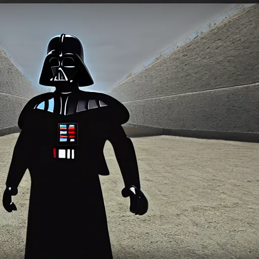 Image similar to darth vader cinematic, Unreal Engine