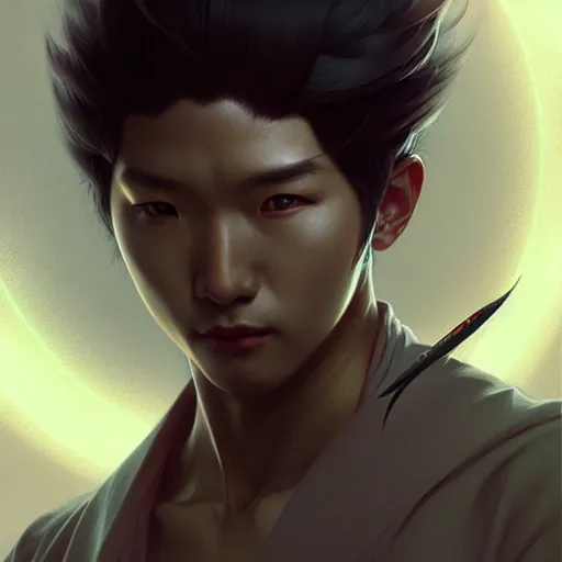 Prompt: ultra realistic illustration, a japanese male digital ghost ninja, intricate, elegant, highly detailed, digital painting, artstation, concept art, smooth, sharp focus, illustration, art by artgerm and greg rutkowski and alphonse mucha