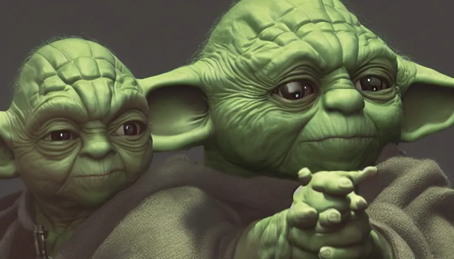 Prompt: Vin Diesel is Yoda, hyperdetailed, artstation, cgsociety, 8k