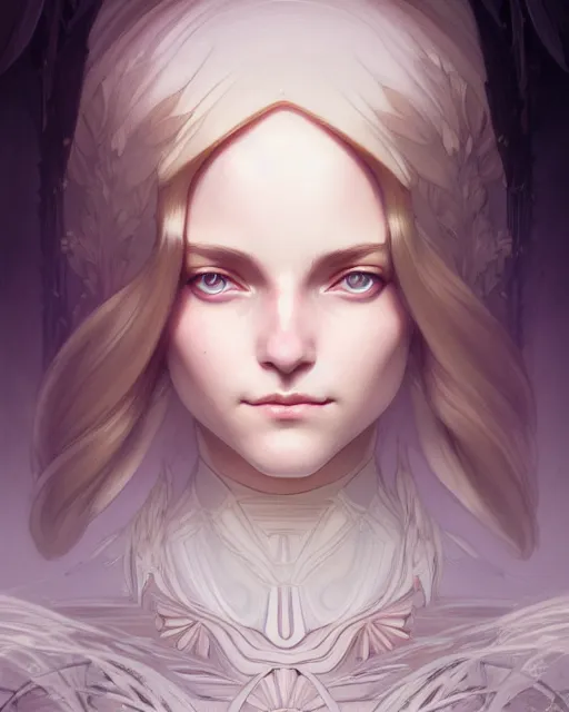 Image similar to symmetry portrait of sophie from how's moving castle, forest, intricate, elegant, highly detailed, digital painting, artstation, concept art, smooth, sharp focus, illustration, art by artgerm and greg rutkowski and fra angelico and alphons mucha