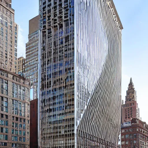 Image similar to the coolest building in new york, architecture