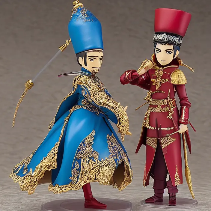 Image similar to suleiman the magnificent, an anime nendoroid of suleiman the magnificent, figurine, detailed product photo