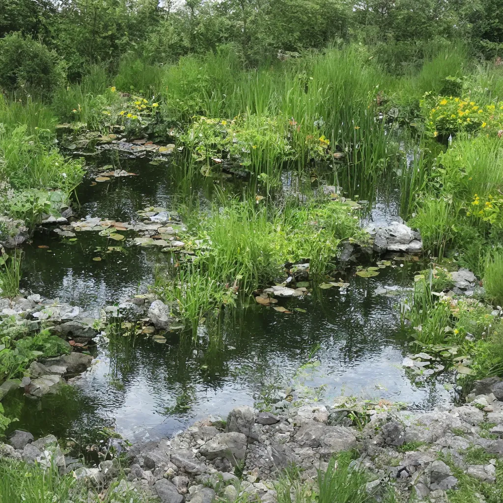 Image similar to Pond