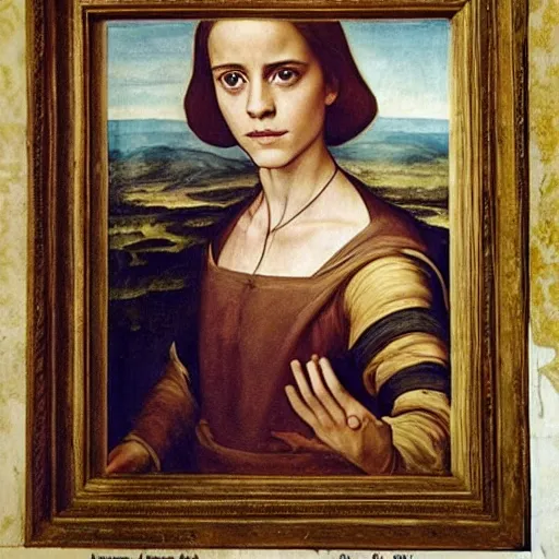 Prompt: Emma Watson in a renaissance painting