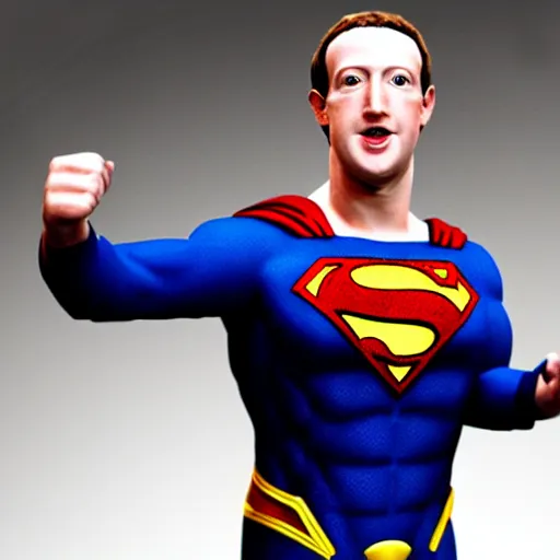 Prompt: mark zuckerberg as superman