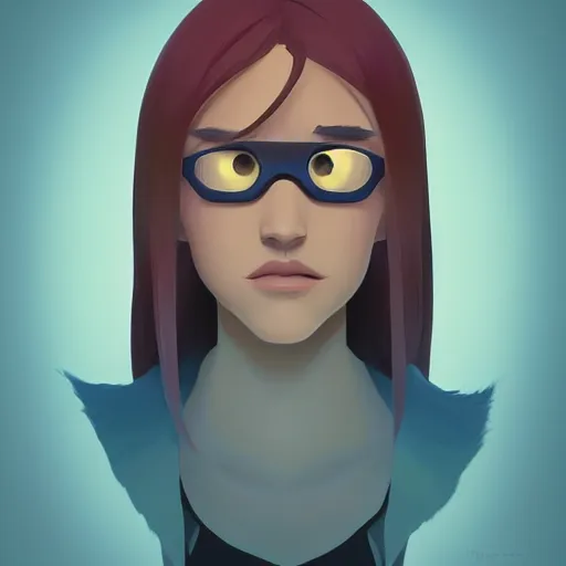 Image similar to face icon stylized minimalist regular show, loftis, cory behance hd by jesper ejsing, by rhads, makoto shinkai and lois van baarle, ilya kuvshinov, rossdraws global illumination