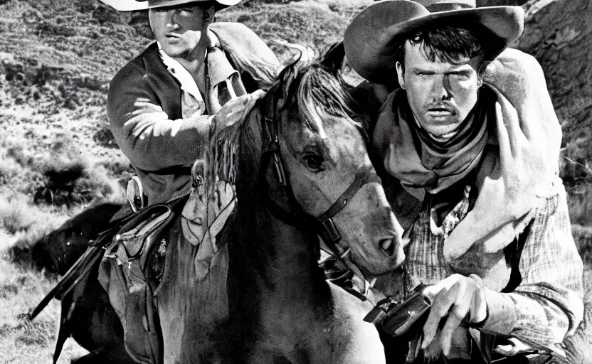 Image similar to movie still of kevin heart in 1 9 6 0's western, high detailed, cinematic, photorealistic,