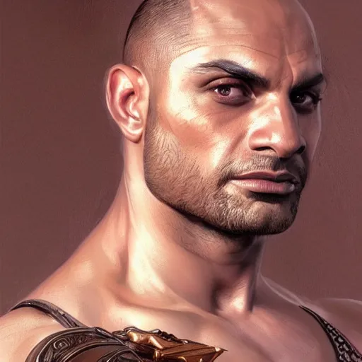 Image similar to ultra realistic illustration, michael mando from diablo, intricate, elegant, highly detailed, digital painting, artstation, concept art, smooth, sharp focus, illustration, art by artgerm and greg rutkowski and alphonse mucha