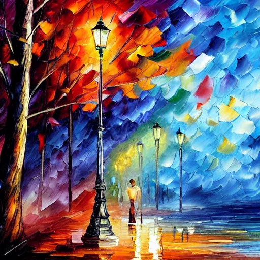 Image similar to landcale by arthur adams, john stephens, leonid afremov, chiho ashima