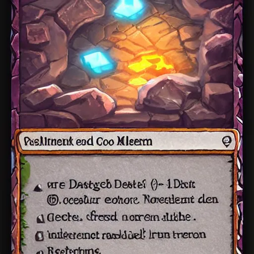 Image similar to ((((rock elemental golem spirit)))), dust and rock theme, hearthstone art style, epic fantasy card game art