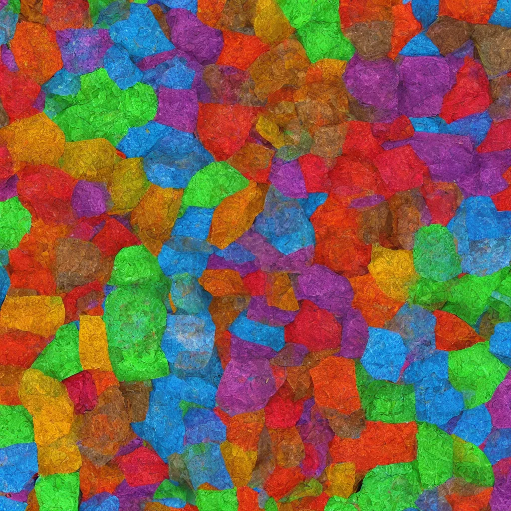 Prompt: a texture of colorful recycled plastic texture, inability, texture for 3d, pbr, pbr texture, cg, 3d, rendering, unreal enigne