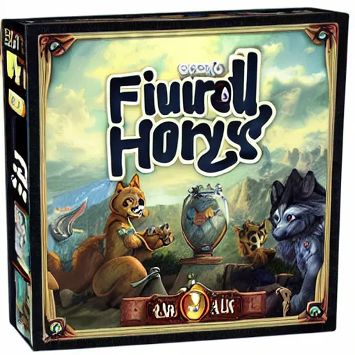 Prompt: board game based on the furry fandom