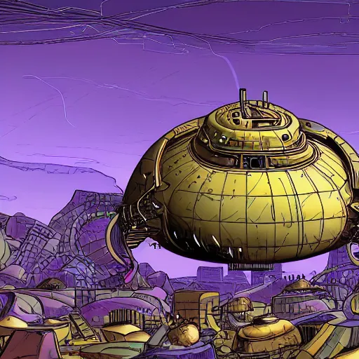 Prompt: ultrarealistic technodrome