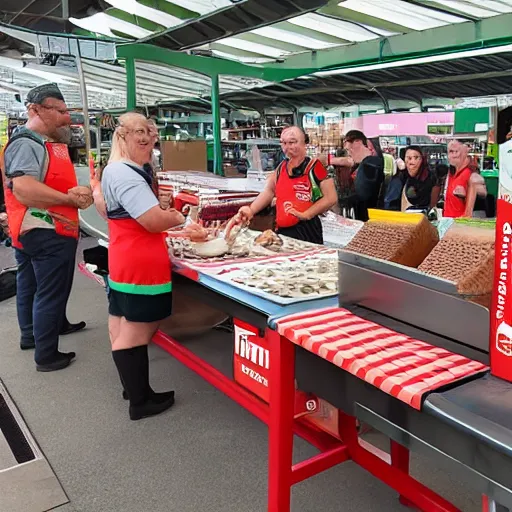 Prompt: bunnings warehouse sausage sizzle