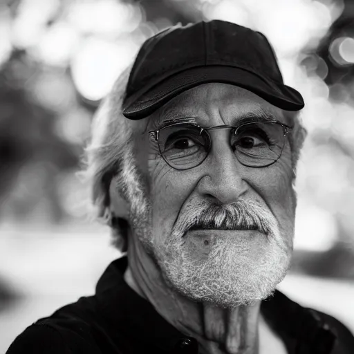 Prompt: dslr photo portrait still of 7 3 year old age 7 3 michael brecker at age 7 3!!!, 8 5 mm f 1. 8