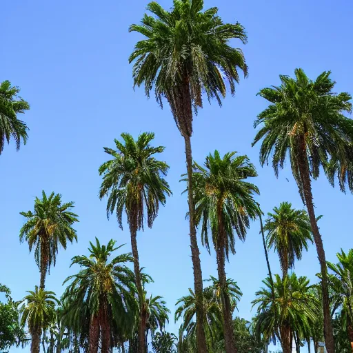 Prompt: palm trees, 4 k