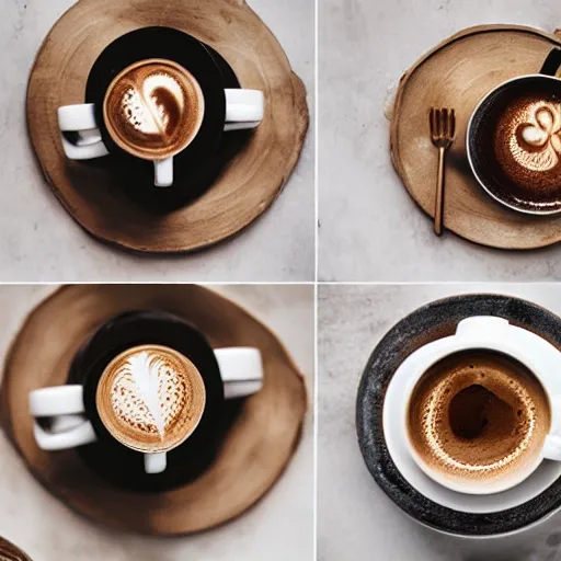 Prompt: coffee food photography