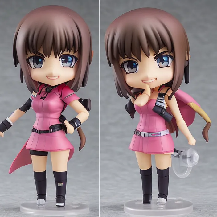 Prompt: Ana de Armas, An anime Nendoroid of Ana de Armas, figurine, detailed product photo