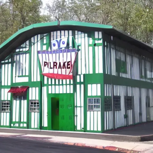 a building shaped like a pickle Stable Diffusion OpenArt