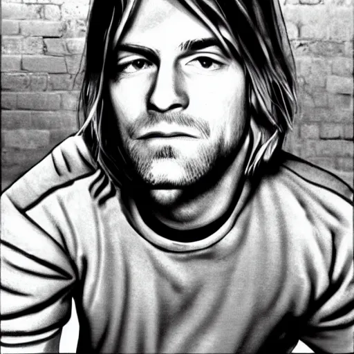 Image similar to Kurt Cobain as N64 graphics
