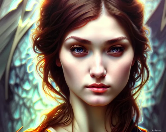 Prompt: psychoslayer, portrait, highly detailed, deep focus, elegant, digital painting, smooth, sharp focus, illustration, ultra realistic, 8 k, art by artgerm and alphonse mucha