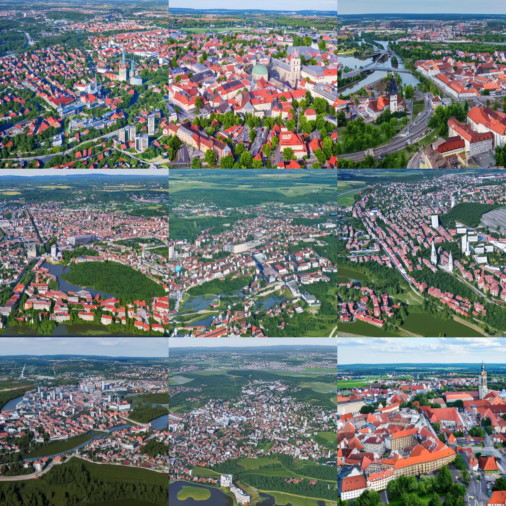 Prompt: Pardubice City, detailed, 4k