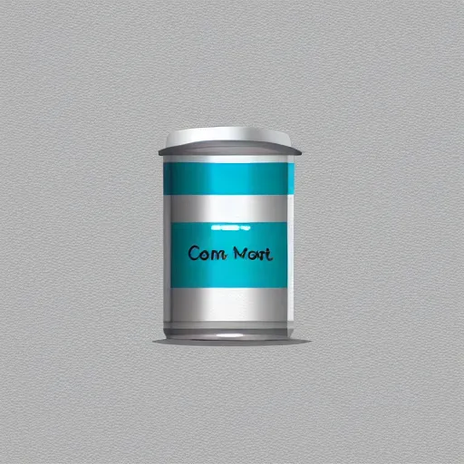 Image similar to can of paint, minimal, modern