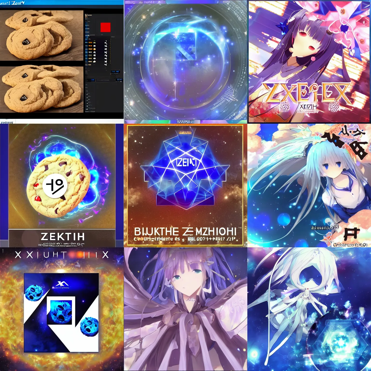 Image similar to Cookiezi | xi - Blue Zenith [FOUR DIMENSIONS]+HR 99.71 ACC | 727 pp