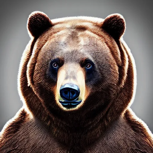 Prompt: a bear, digital art, insanely detailed, elegant, studio photography