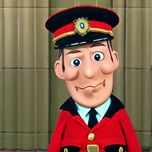 Image similar to herman goering in postman pat