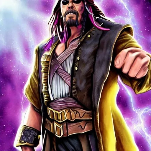 Prompt: thanos as jack sparrow, highly detailed