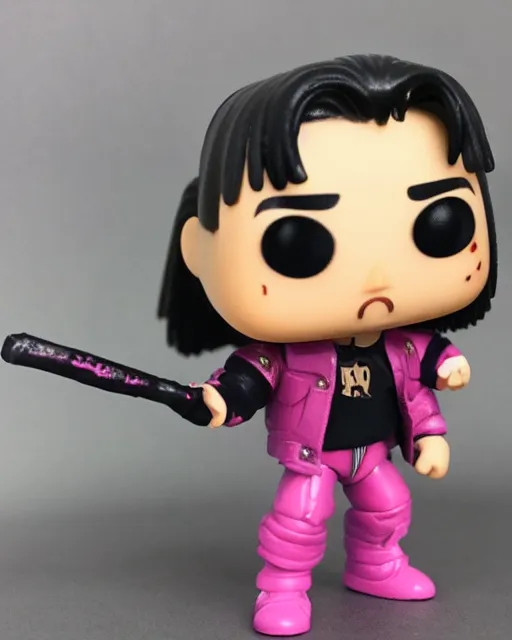 Image similar to Bret Hart Funko Pop. Photographic, photography