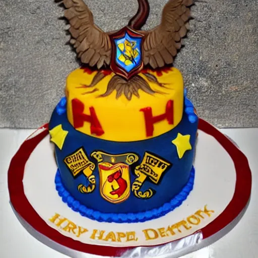 Prompt: harry potter cake