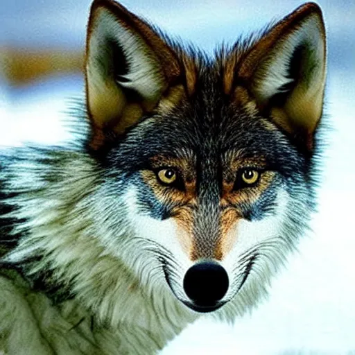 Image similar to Furless wolf