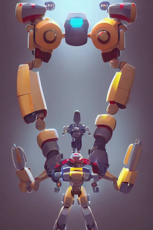 Image similar to metabots medabots medarotto medarot robot minimalist comics, behance hd by jesper ejsing, by rhads, makoto shinkai and lois van baarle, ilya kuvshinov, rossdraws global illumination ray tracing hdr radiating a glowing aura