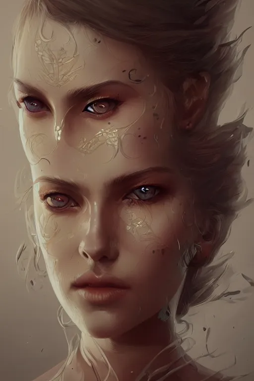 Prompt: beautiful maiden with psycho eyes, intricate, elegant, highly detailed, digital painting, artstation, concept art, smooth, sharp focus, illustration, art by WlOP