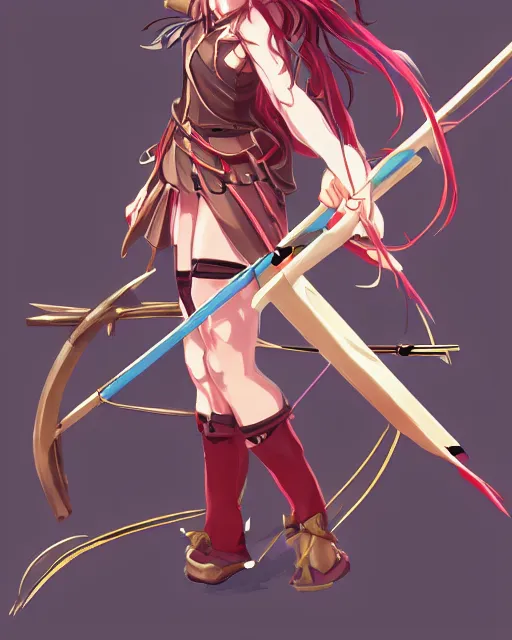 female anime archer