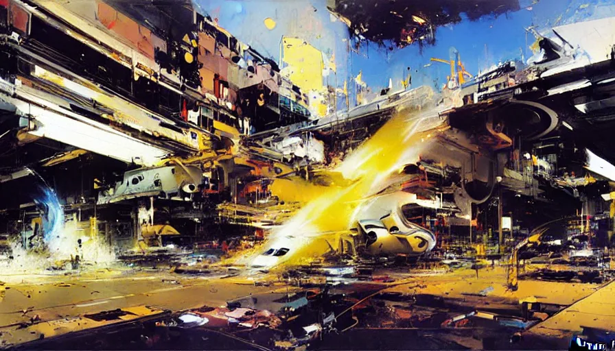 Image similar to the two complementary forces that make up all aspects and phenomena of life, by John Berkey