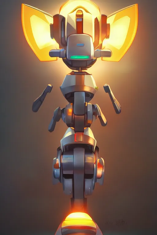 Image similar to metabots medabots medarotto medarot robot minimalist comics, behance hd by jesper ejsing, by rhads, makoto shinkai and lois van baarle, ilya kuvshinov, rossdraws global illumination ray tracing hdr radiating a glowing aura