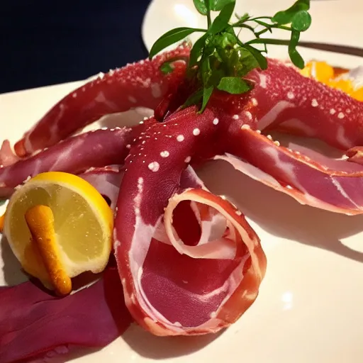 Image similar to octopus prosciutto undersea