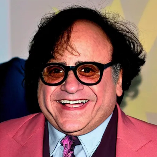 Prompt: Danny DeVito is a magical girl, sailor moon, anime