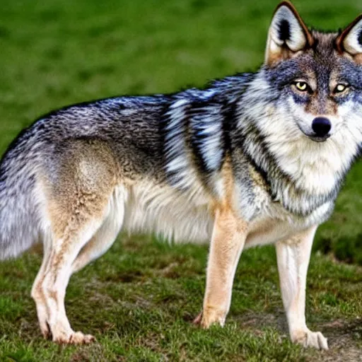 Image similar to Furless wolf