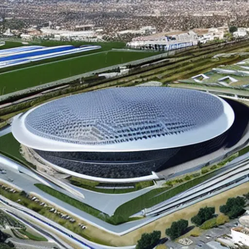 Prompt: real Madrid new stadium,