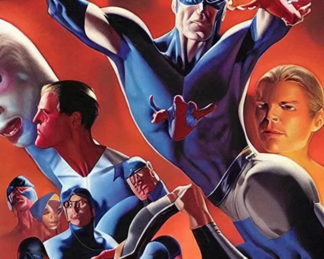 Image similar to alex ross