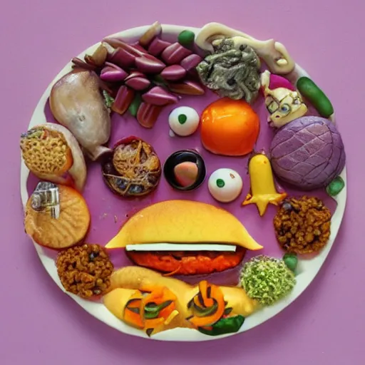 Image similar to surrealism food